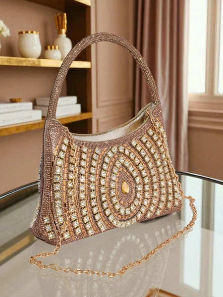 Royalfashion Pochette pour femme avec zircons Sova Glint