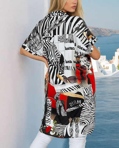 Royalfashion Tunique à motifs pour femme