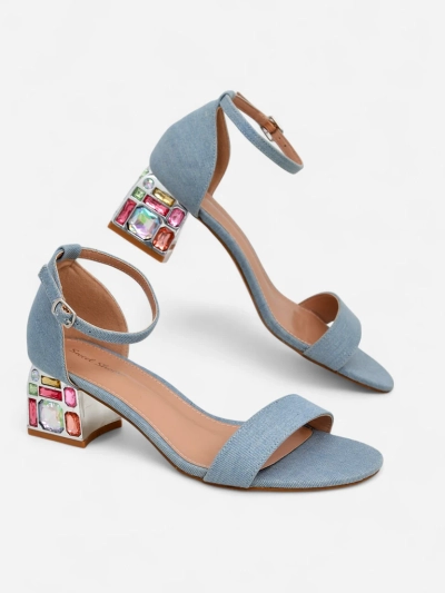 Sandales Royalfashion pour femmes avec talons décoratifs Ballou