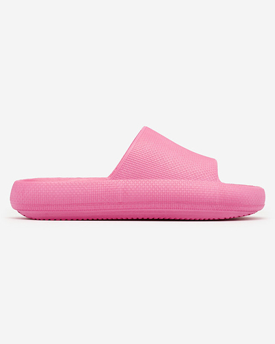 Royalfashion Tongs en caoutchouc pour femme Fuchsia avec gaufrage Okeris