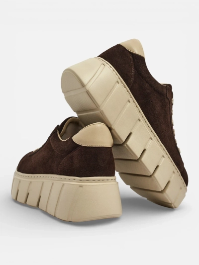 Baskets de sport pour femmes en cuir naturel Eller