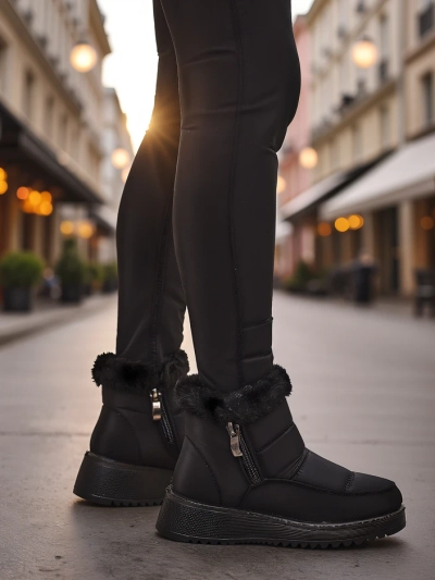Royalfashion Bottes de neige pour femmes Fiego