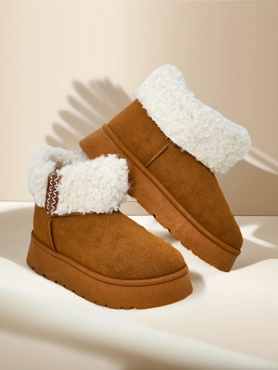 Bottes de neige pour femmes Royalfashion avec fourrure Rovvoy