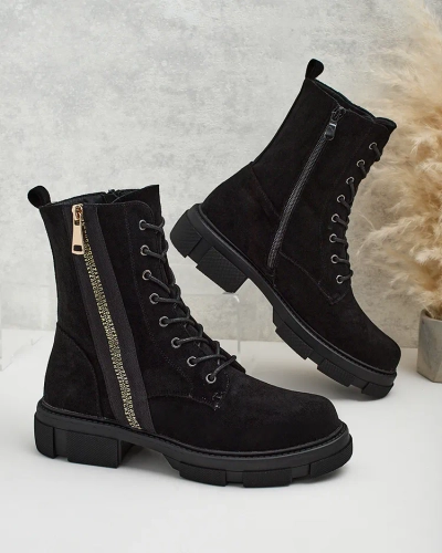 Royalfashion Bottes fourrées hautes Uvilla pour femme