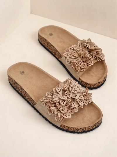 Royalfashion sandales pour femmes à fleurs Occes