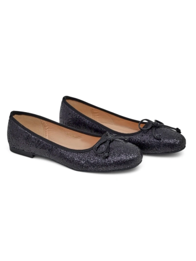 Royalfashion Ballerines pour femmes avec paillettes et nœud Aramie