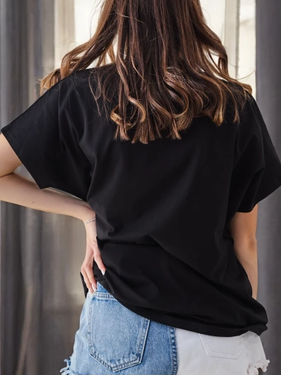 T-shirt en coton pour femme Royalfashion avec impression