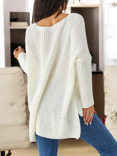 Pull en acrylique pour femmes de Royalfashion avec inscriptions