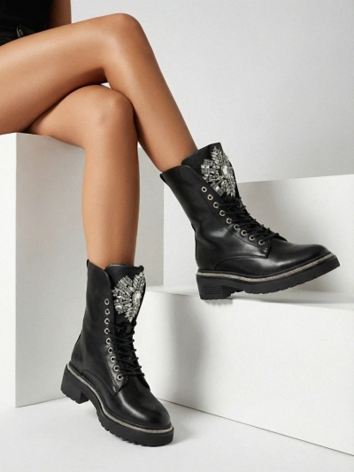 Bottines pour femmes en cuir écologique Evinell