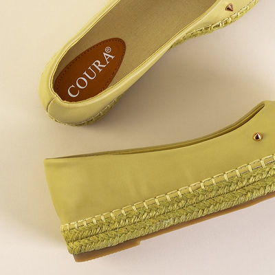 Espadrilles jaunes pour femmes avec jets Edmaria - Footwear