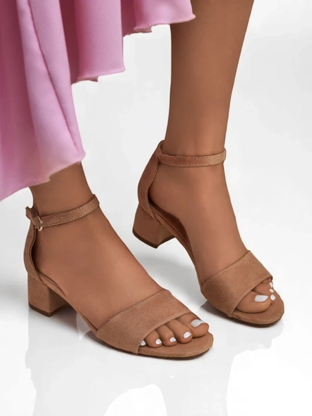 Royalfashion Sandales à talons bas SoftHeels pour femmes