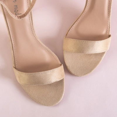 OUTLET Sandales femme beiges sur le poteau Anniet - Footwear