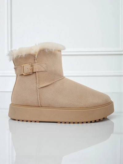 Royalfashion Bottes courtes de style bottes de neige pour femmes Aurelia Classico