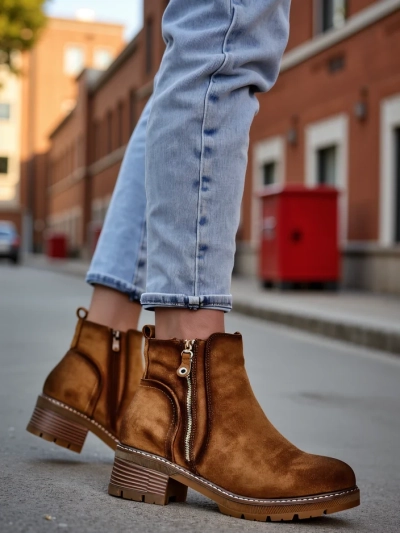 Royalfashion Bottines pour femmes Fiefo