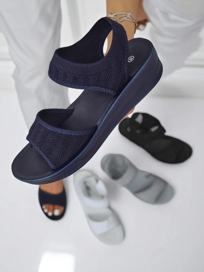 Royalfashion Sandales pour femmes à semelle épaisse Viva Flex II