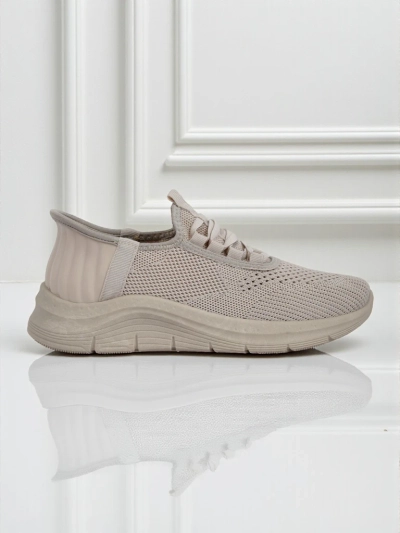 Royalfashion Chaussures de sport en tissu pour femmes sans lacets Arrate