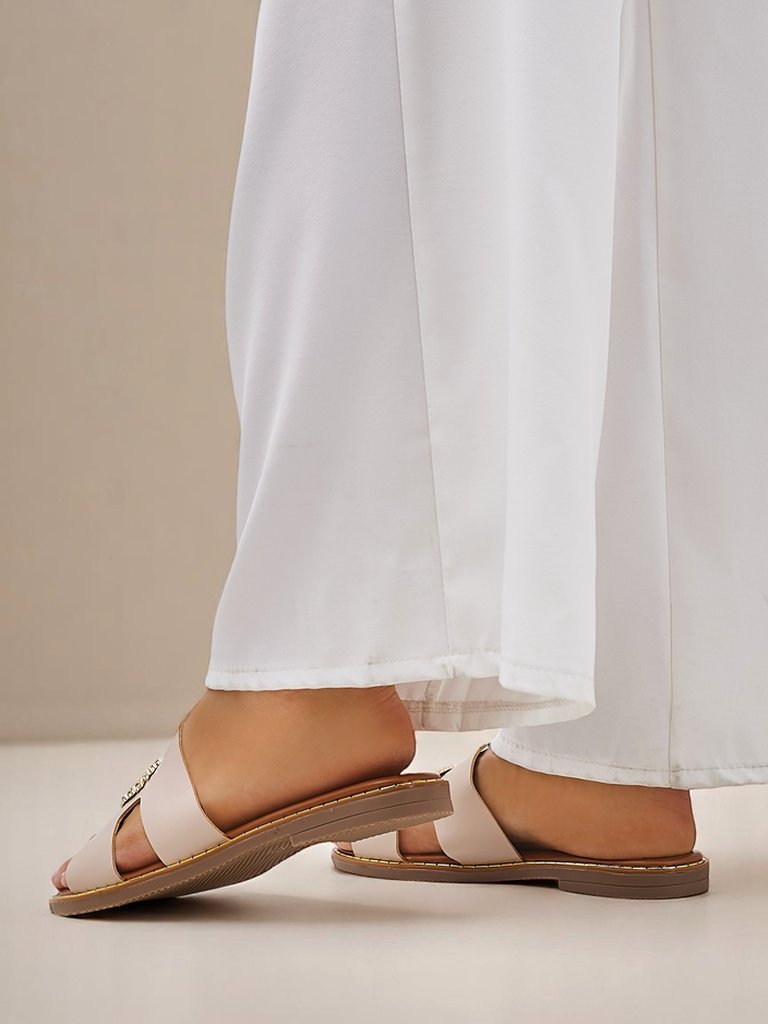 Pantoufles Royalfashion pour femmes avec cœur Or Cœur