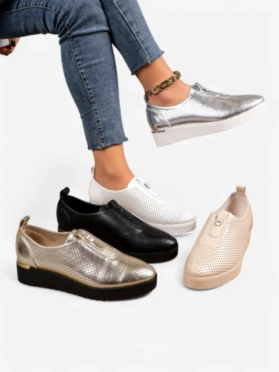 Chaussures perforées pour femmes Goffies Slip-on