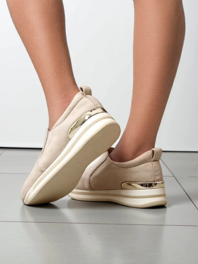 Royalfashion Mocassins éco-suède pour femmes Rabbite