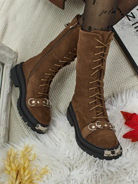 Royalfashion Bottines lacées pour femmes Werces