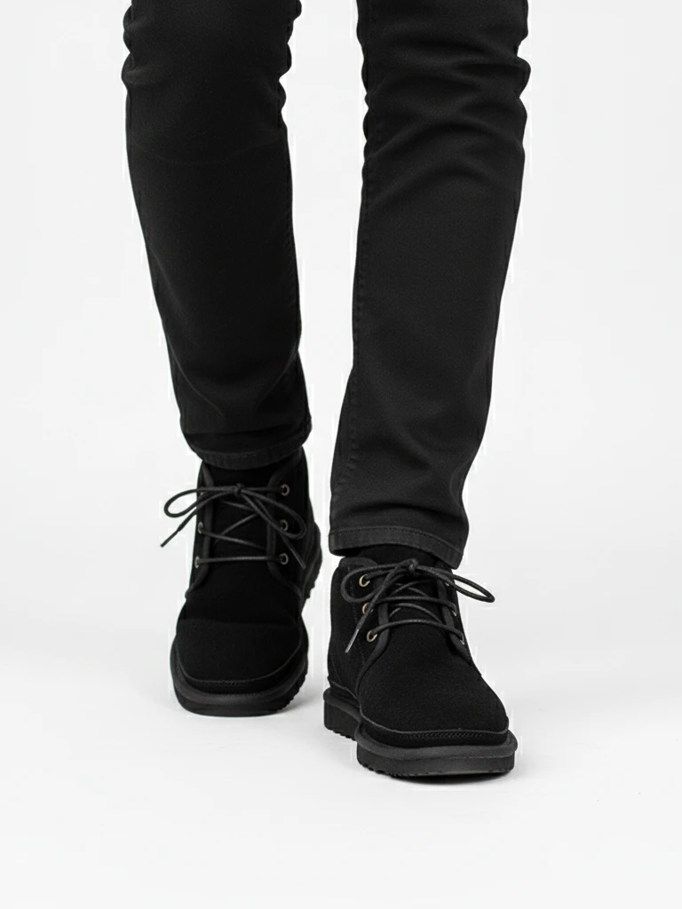 Bottes de neige Gavin noires pour hommes - chaussures