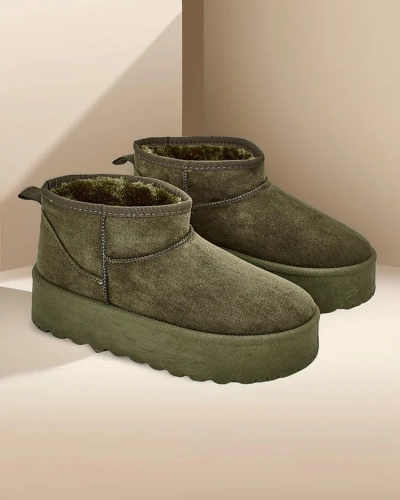 Royalfashion Bottes courtes de neige pour femmes Havale