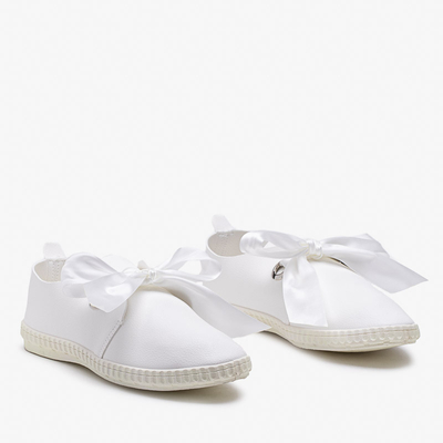 OUTLET Baskets blanches pour femme à enfiler Samhu - Footwear