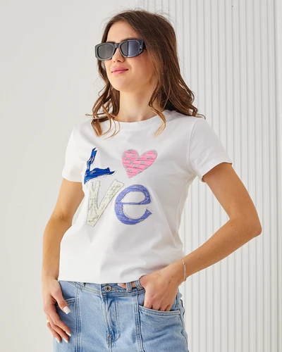 Royalfashion Blouse en coton pour femmes