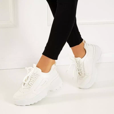 OUTLET Chaussures de sport blanches pour femmes The Moment - Chaussures