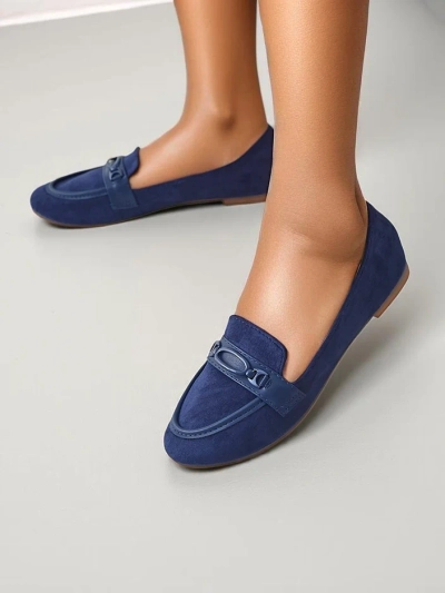 Mocassins éco-suédine pour femmes Royalfashion Zammei