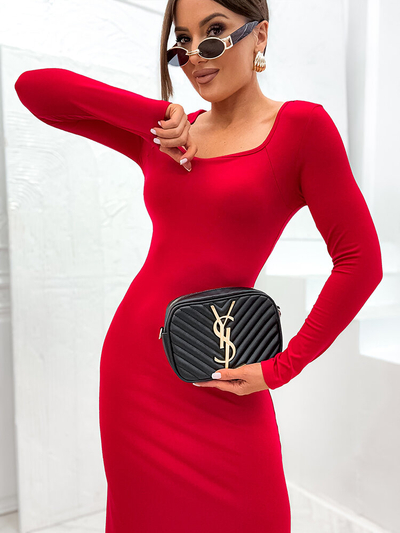 Robe longue en tissu pour femmes de Royalfashion