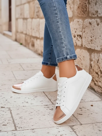 Baskets pour femmes Athena Rosa en cuir écologique - collection printemps/été