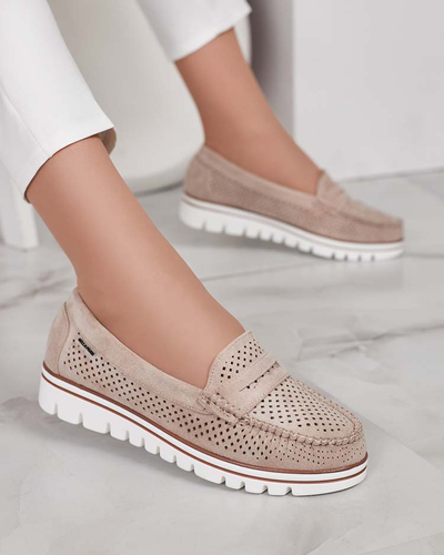 Royalfashion Mocassins ajourés pour femme Leteller