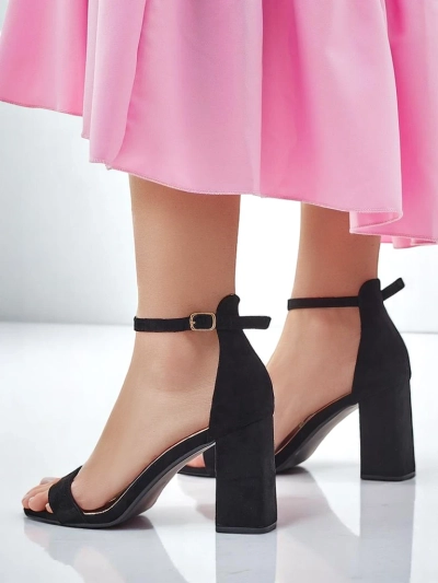 Sandales en suède éco Royalfashion pour femmes Qwadrat