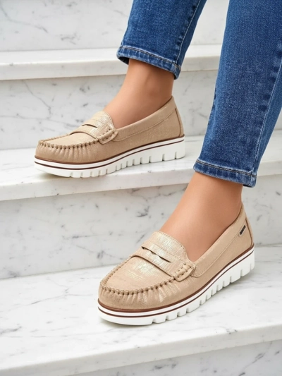 Mocassins en suède éco Royalfashion pour femmes Bellisse
