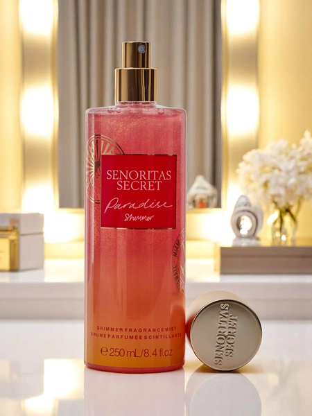 Senoritas Secret Brume pour le corps Paradise Shimmer avec paillettes