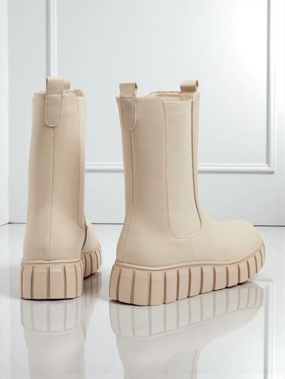 Bottines montantes pour femmes en similicuir écologique Livora