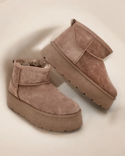 Royalfashion Bottes courtes pour femmes bottes de neige Hawanni