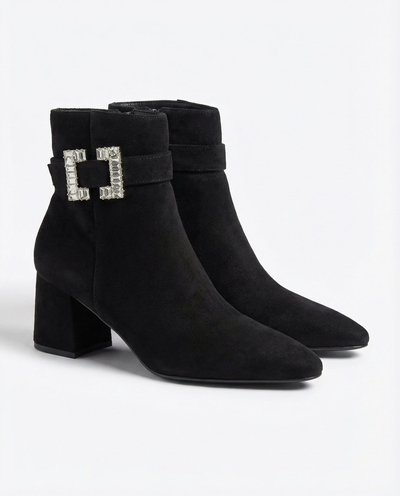 Royalfashion Bottes basses à talon aiguille pour femmes Masemart