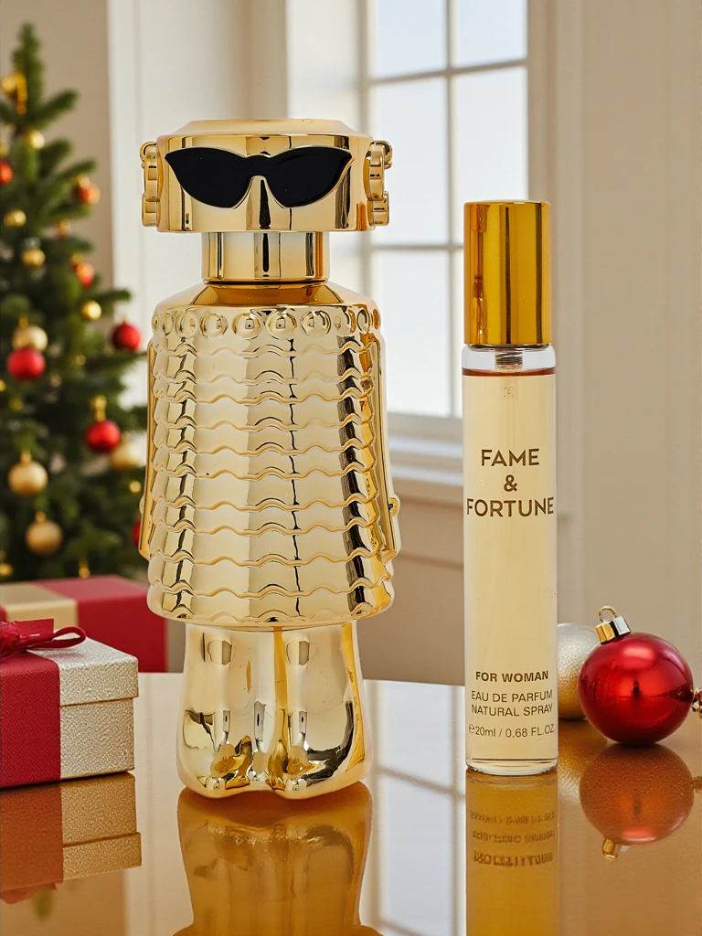 Coffret Inspirowana Damska woda perfumowana oraz perfumetka Fame Gold