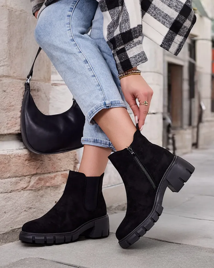 Royalfashion Bottes à talon aiguille Velly pour femme