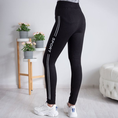 Leggings noirs avec isolation - Pantalon 1