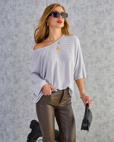 Royalfashion Pull fin pour femme