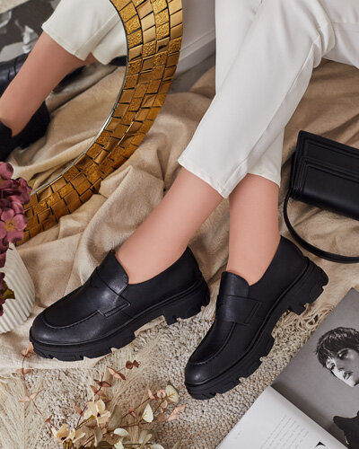 Royalfashion Mocassins élégants pour femme Xicci