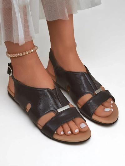 Royalfashion Sandales plates pour femmes Solea Comfort