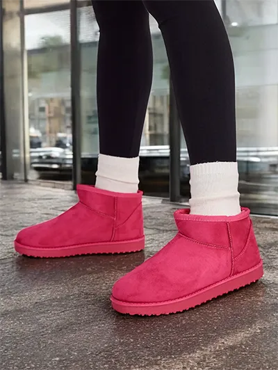Royalfashion Bottes de neige courtes pour femmes a'la Hozis