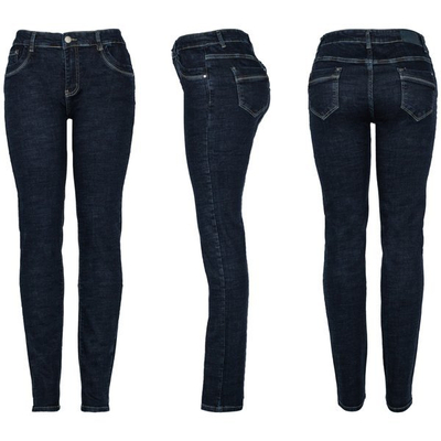 Pantalon femme bleu foncé - Pantalon 1