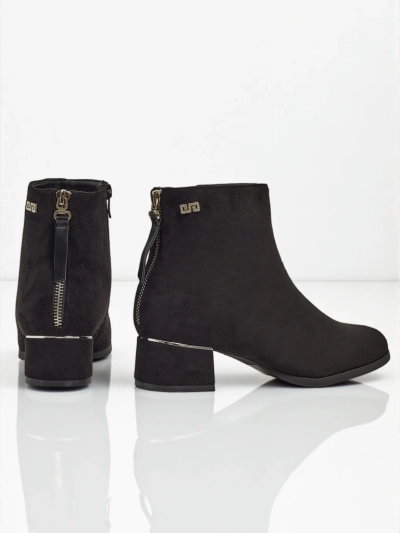 Bottines femme en éco-daim à talon bloc Arshinea