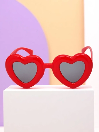 Royalfashion Lunettes de soleil en forme de cœur pour enfants