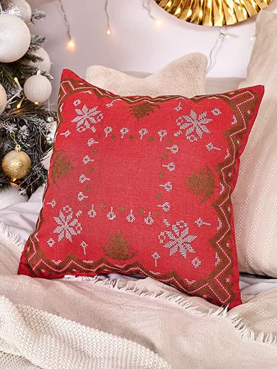 Housse de coussin de Noël décorative Royalfashion